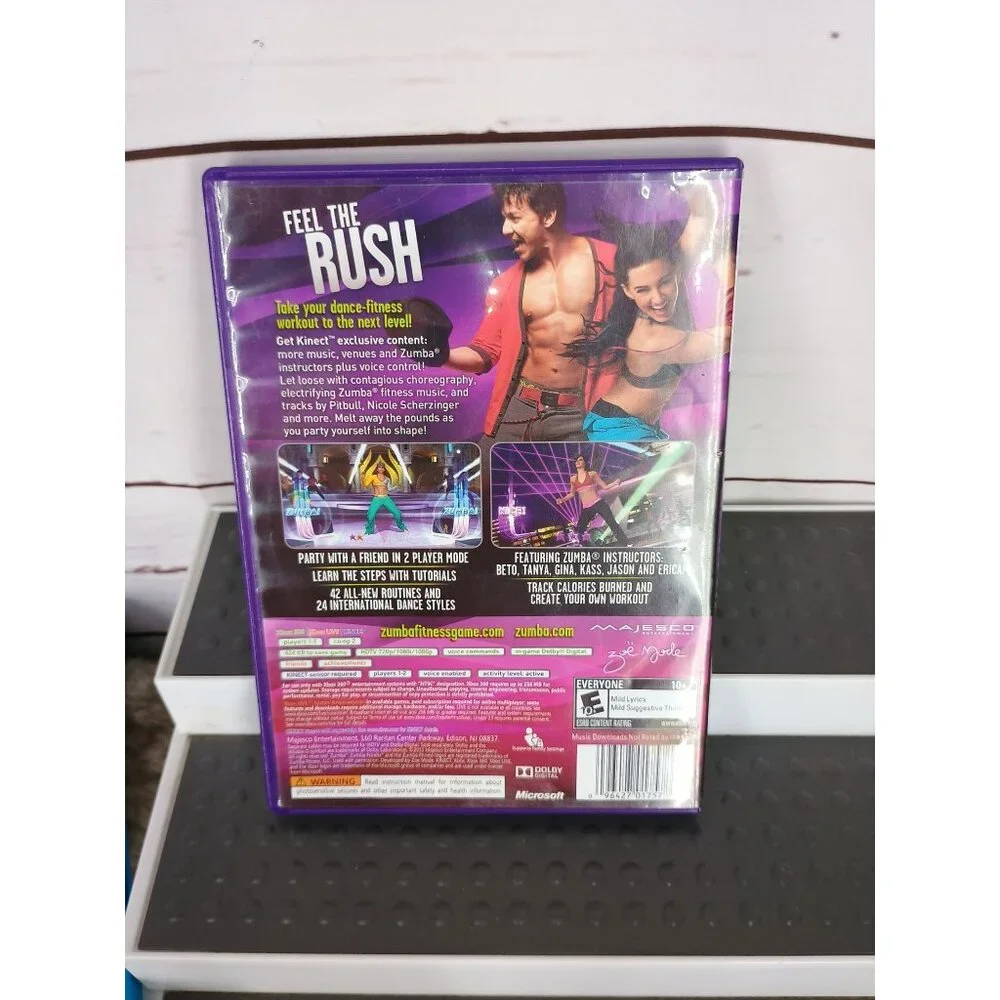 Zumba Fitness Rush Xbox 360 Game With Kinect‎ Compatibility